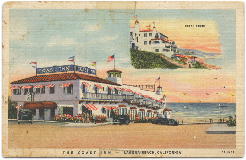 Coast Inn postcard