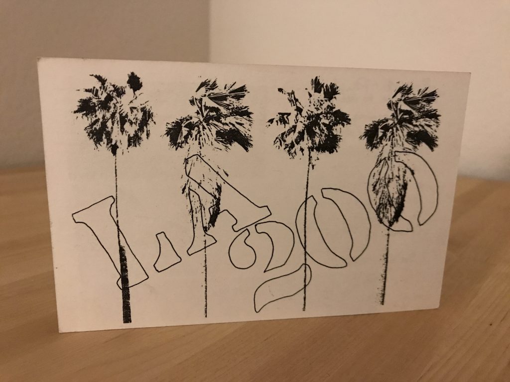 LA 200 Postcard