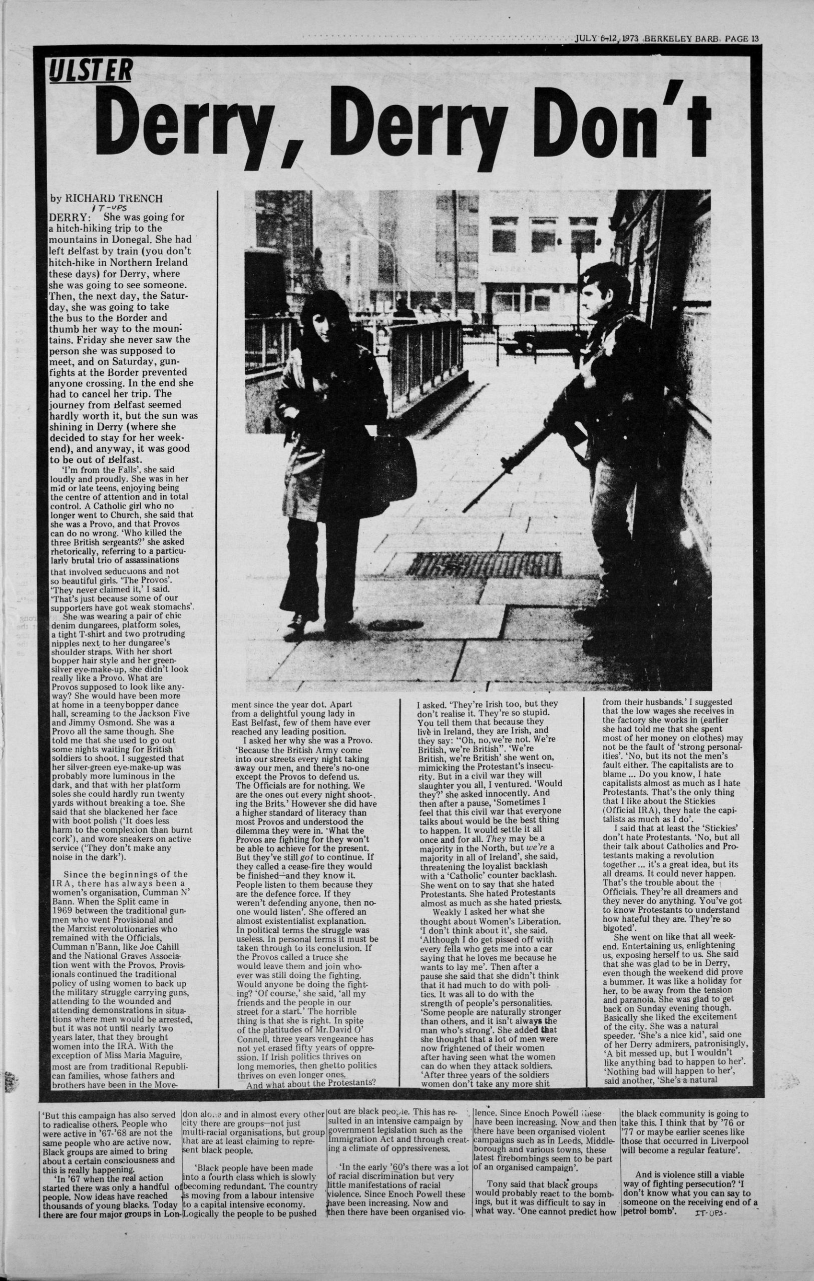 Page from Berkeley Barb