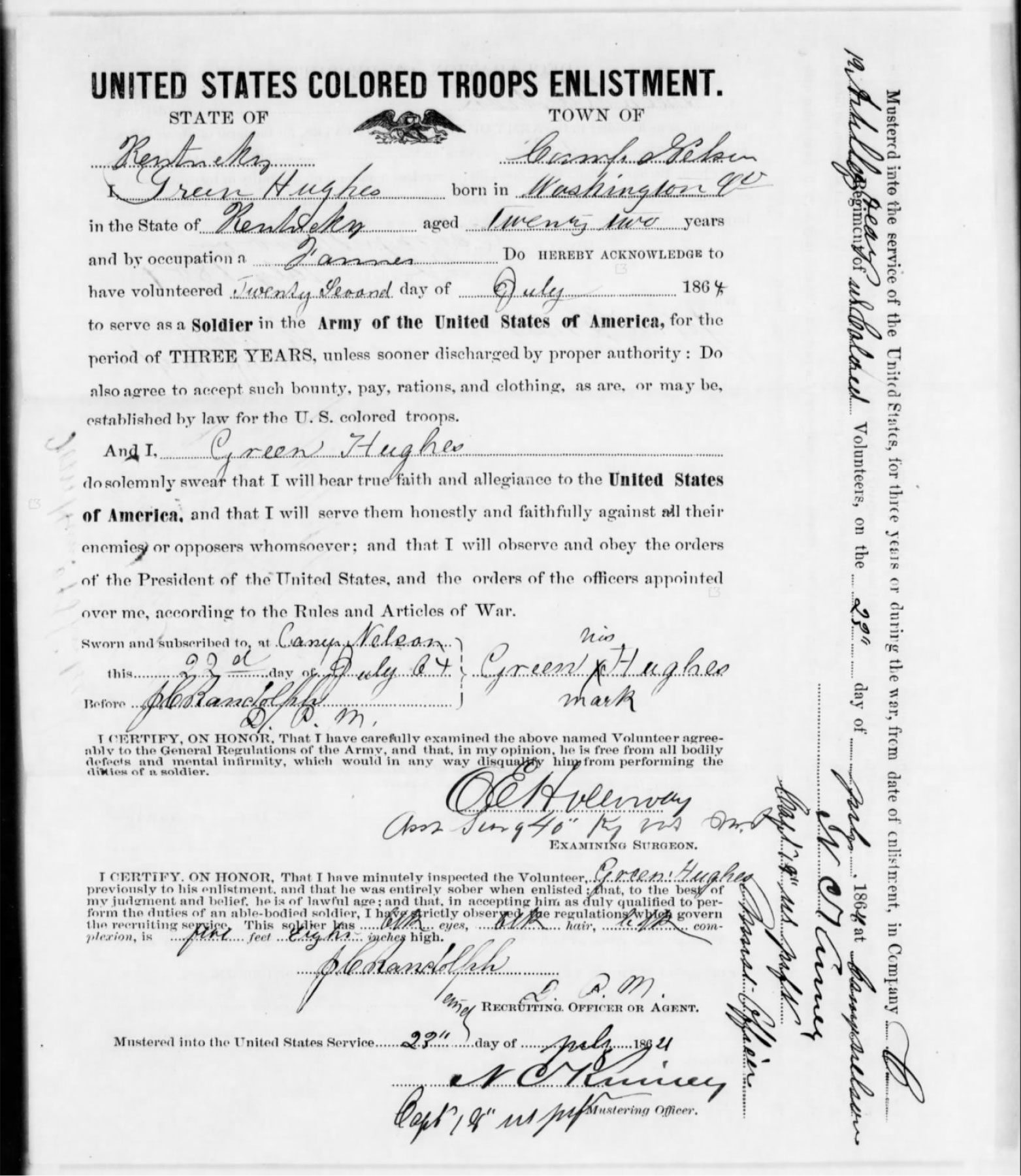 Green Hughes USCT Application